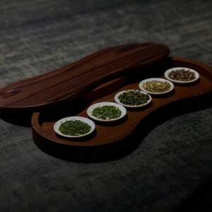 【制作事例】KYO AMAHAREの茶房 居雨「茶葉拝見箱」